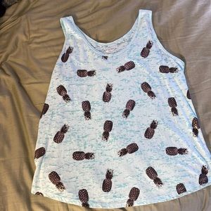 Lane Bryant Pineapple Tank Size 14/16